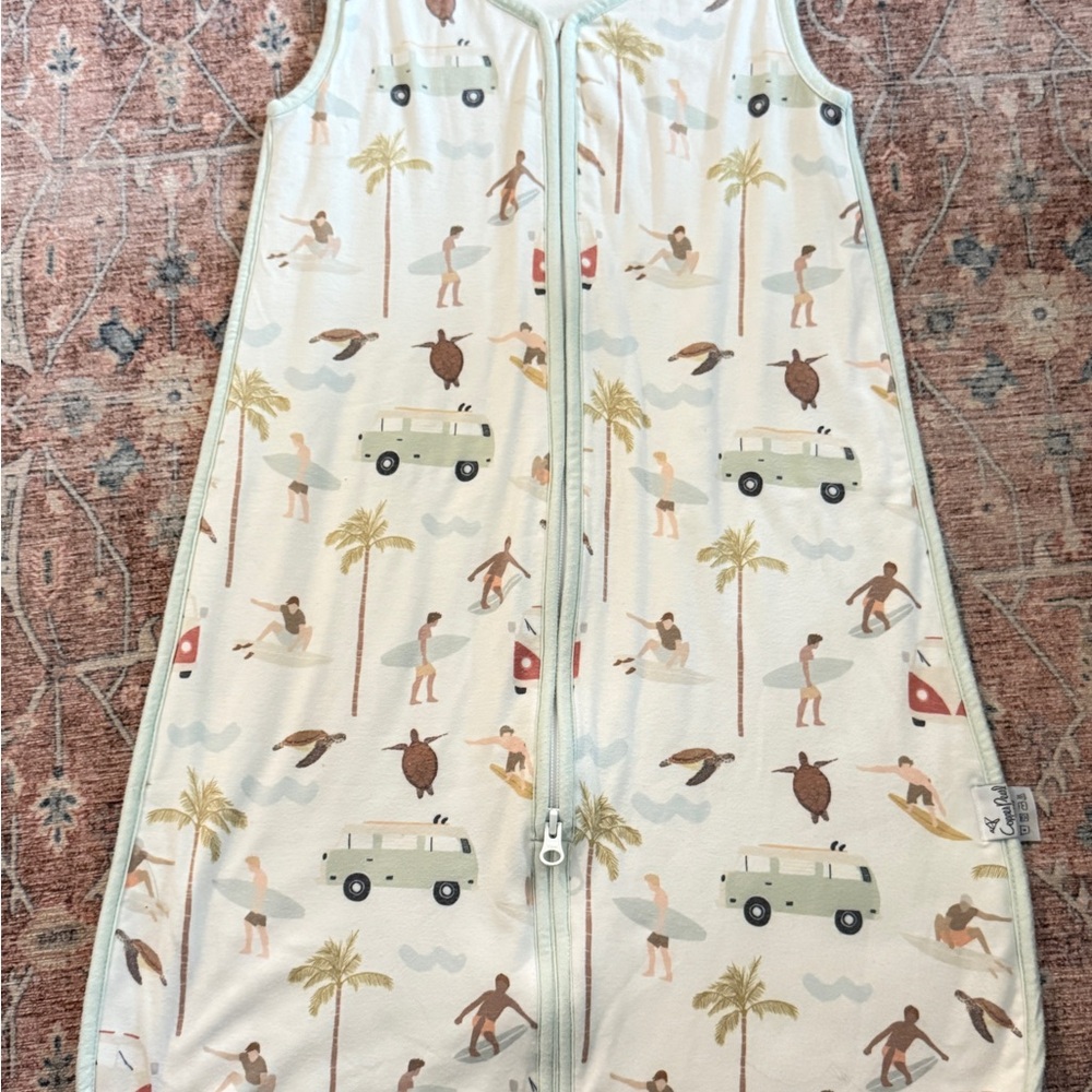 Copper pearl Malibu 6-12m thick bamboo sleep sack